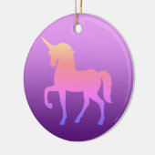 Roze Eenhoorn Circle Ornament (Links)