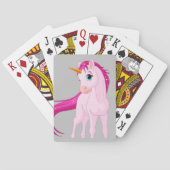 Roze Eenhoorn Classic Speelkaarten (Achterkant)