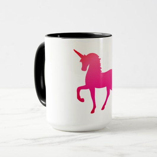 Roze Eenhoorn Combo Mok (Voorkant links)