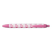 Roze Eenhoorn Custom Trim Pen, zwarte inkt Pen (Achterkant)