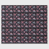 Roze Eenhoorn Draak Mix Cadeaupapier (Vlak)
