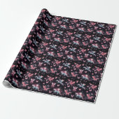 Roze Eenhoorn Draak Mix Cadeaupapier (Uitgerold)