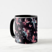 Roze Eenhoorn Draak Mix Mok (Voorkant links)