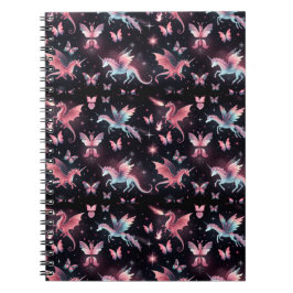 Roze Eenhoorn Draak Mix Notitieboek