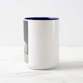 Roze eenhoorn droom tweekleurige koffiemok (Center)