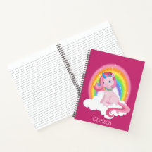 Roze Eenhoorn en Regenboog Persoonlijk