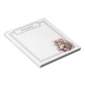 Roze Eenhoorn Fantasie Notitieblok (Schuin)