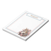 Roze Eenhoorn Fantasie Notitieblok (Linkerzijde)