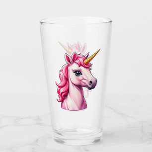 Roze Eenhoorn Fantasy Glass Cup Glas
