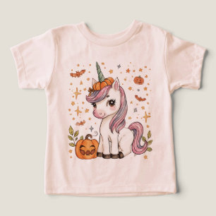 Roze Eenhoorn Gelukkig Halloween Feestje School