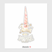 Roze Eenhoorn Inspirerend quote Sticker (Vel)