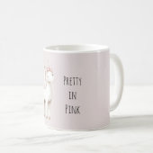 Roze Eenhoorn Koffiemok (Voorkant rechts)
