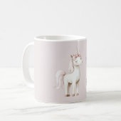 Roze Eenhoorn Koffiemok (Voorkant links)