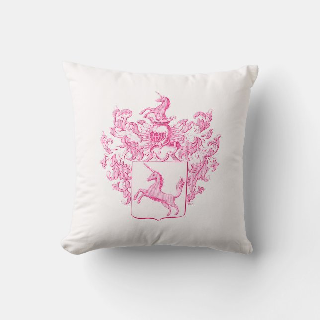 Roze Eenhoorn Kussen (Voorkant)