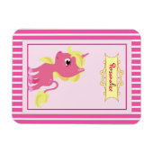 "Roze Eenhoorn" Magneet (Horizontaal)