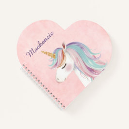 Roze Eenhoorn op Maat Notitieboek