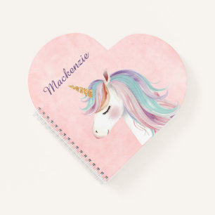 Roze Eenhoorn op Maat Notitieboek