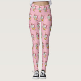  Roze Eenhoorn Patterned Leggings
