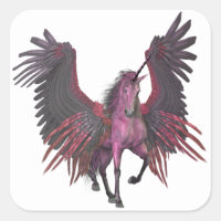 Roze Eenhoorn Pegasus Fantasie Vliegende Paard