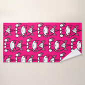 Roze Eenhoorn Pony Badhanddoek (Badhanddoek)