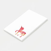 Roze Eenhoorn Post-it Notes (Schuin)