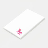Roze Eenhoorn Post-it Notes (Schuin)