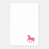 Roze Eenhoorn Post-it Notes (Voorkant)