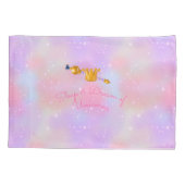 Roze Eenhoorn Prinses Zoete Dromen Kussensloop (Achterkant)