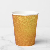 Roze Eenhoorn, Rozen & Regenboog Verjaardagsfeest Papieren Bekers (Achterkant)