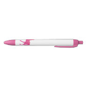 Roze Eenhoorn Trim Pen, zwarte inkt Zwarte Inkt Pen (Bodem)