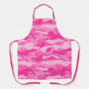 Roze Eenkleurige Camo Schort