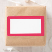 Roze Eenvoudig Etiket (Insitu)