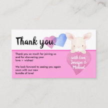 Roze Eenvoudig Hart Schattig Baby Konijn Konijn Da