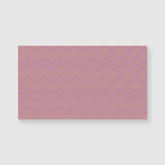 Roze, eenvoudig, modern, cool, trendy zigzag patro (Voorkant)