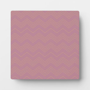 Roze, eenvoudig, modern, cool, trendy zigzag patro fotoplaat
