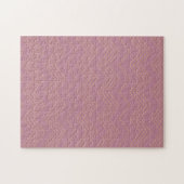 Roze, eenvoudig, modern, cool, trendy zigzag patro legpuzzel (Horizontaal)