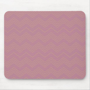 Roze, eenvoudig, modern, cool, trendy zigzag patro muismat