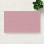 Roze, eenvoudig, modern, cool, trendy zigzag patro post-it® notes (Kantoor)
