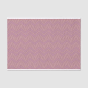 Roze, eenvoudig, modern, cool, trendy zigzag patro tissuepapier