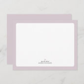 Roze | Eenvoudig persoonlijk hartverwarmingstoeste Notitiekaartje (Voorkant / Achterkant)