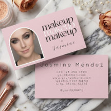 Roze Eenvoudige Elegante Foto Make-up Artist