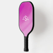 Roze eenvoudige initialen leuk sportcadeau voor ha pickleball paddle (Links)