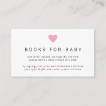 Roze eenvoudige kinderboeken voor Baby shower