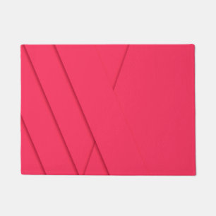 Roze, eenvoudige, moderne, elegante, coole, trendm deurmat