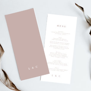 Roze, eenvoudige toon van zwart-wit menu
