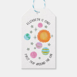 Roze eerste reis rond de eerste verjaardag van The Cadeaulabel