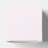 Roze eerste reis rond de eerste zondag bedankdoosjes (Bovenkant)