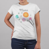 Roze eerste reis rond de zon Mama 1e verjaardag T-shirt