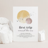 Roze eerste reis rond zondag uitnodiging