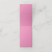 Roze #EF8484, Cadillac Roze Afsprakenkaart (Binnenkant ongevouwen)